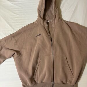 Comfit Women's Tan Hoodie Sweater